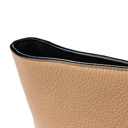 Salvatore Ferragamo Calfskin Tri-Color Studio Tote Dune Bone Black 18 of 20