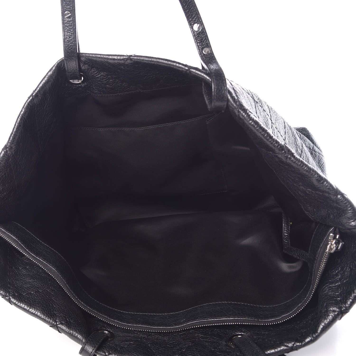 Chanel Glazed Calfskin XL On The Road Tote Black 5 of 10