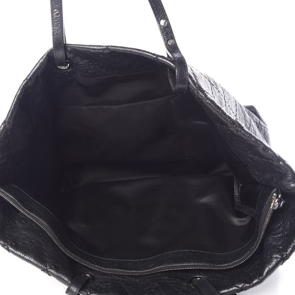 Chanel Glazed Calfskin XL On The Road Tote Black 5 of 10