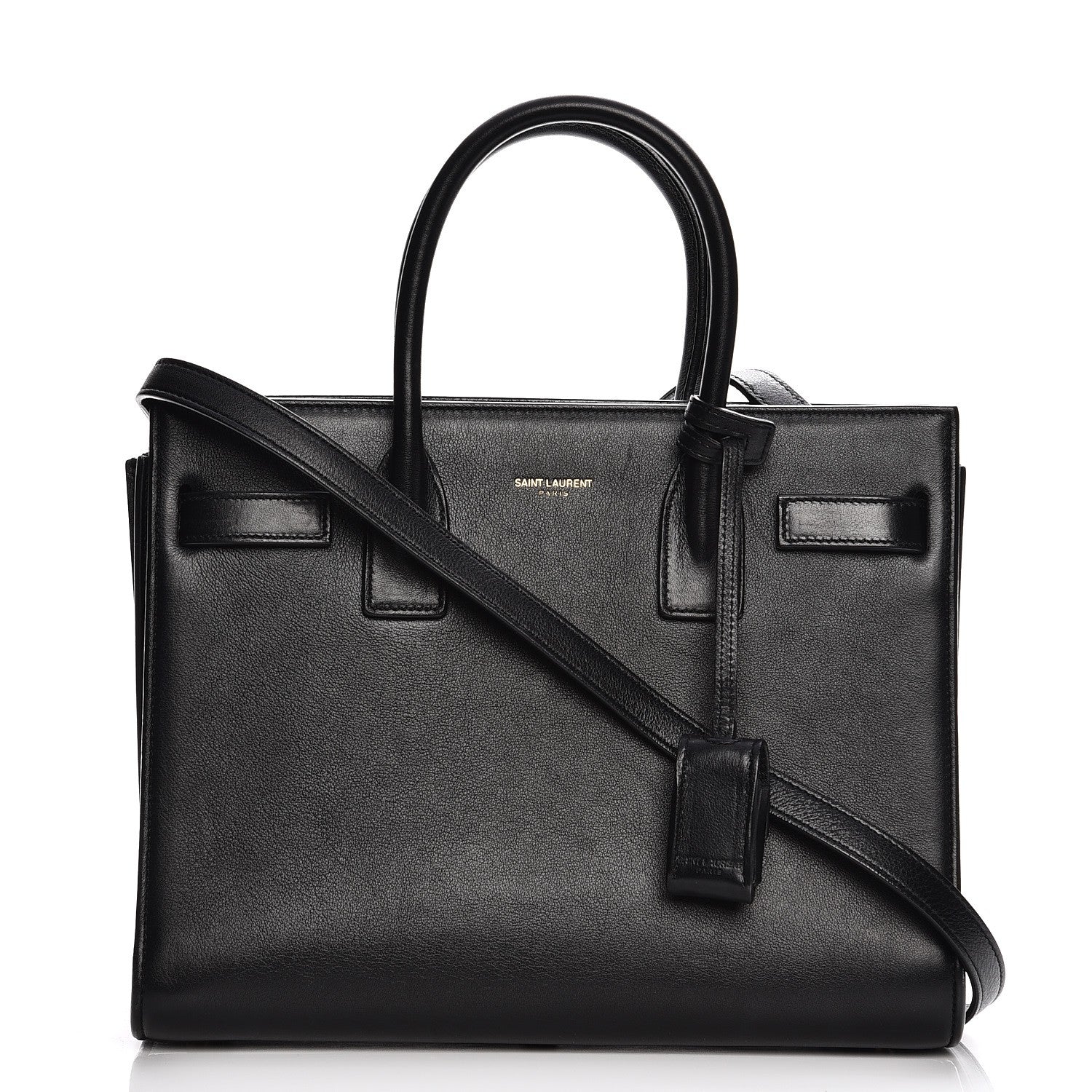 Saint Laurent Calfskin Baby Sac De Jour Black 1 of 8
