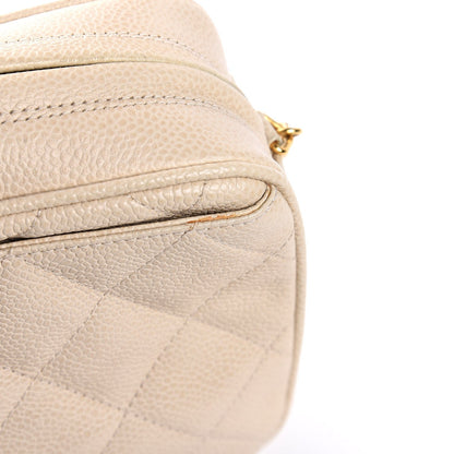 Chanel Caviar Quilted Camera Case Beige Clair 9 of 9