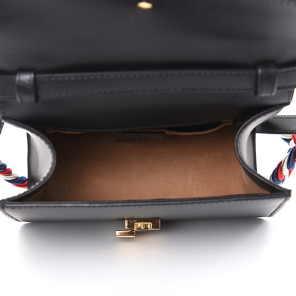 Gucci Calfskin Mini Sylvie Top Handle Bag Black 5 of 12