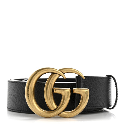 Gucci Calfskin Double G 40mm Belt 90 36 Black 1 of 6
