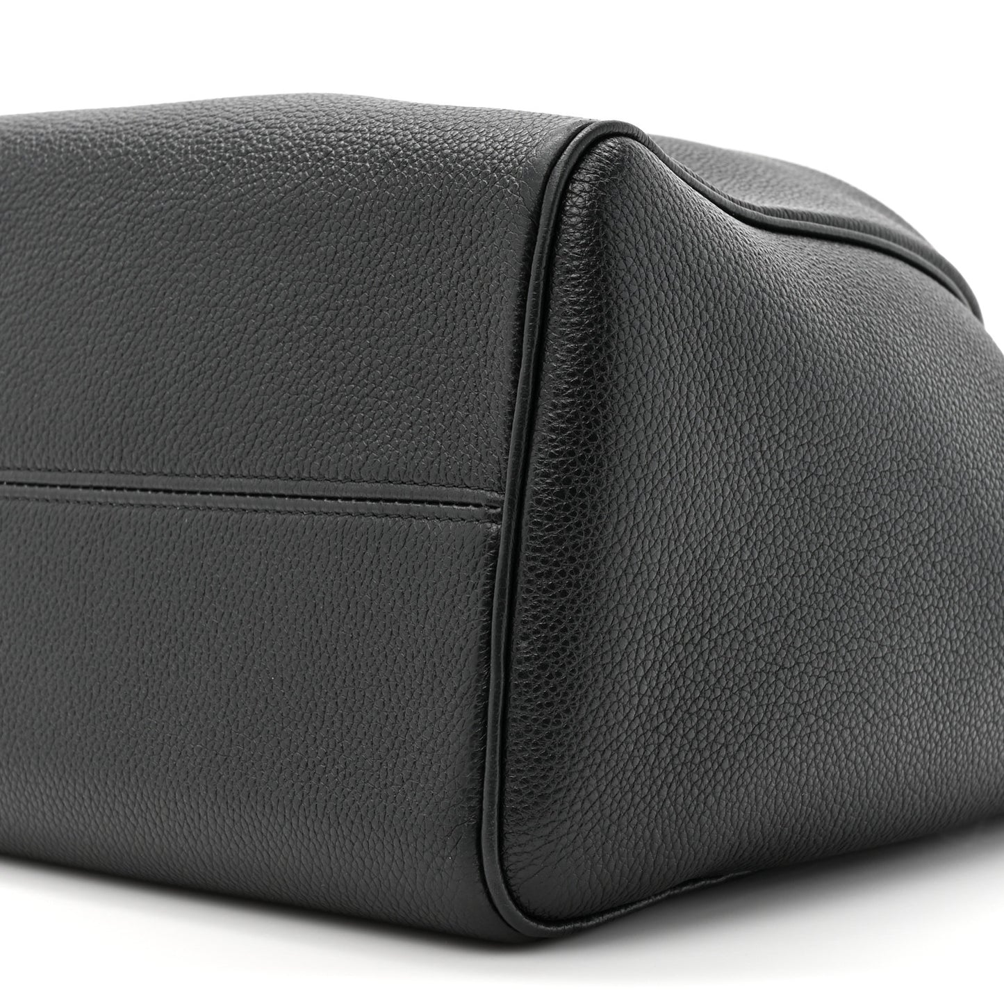 Smooth Calfskin Cuir Triomphe Cabas Drawstring Black