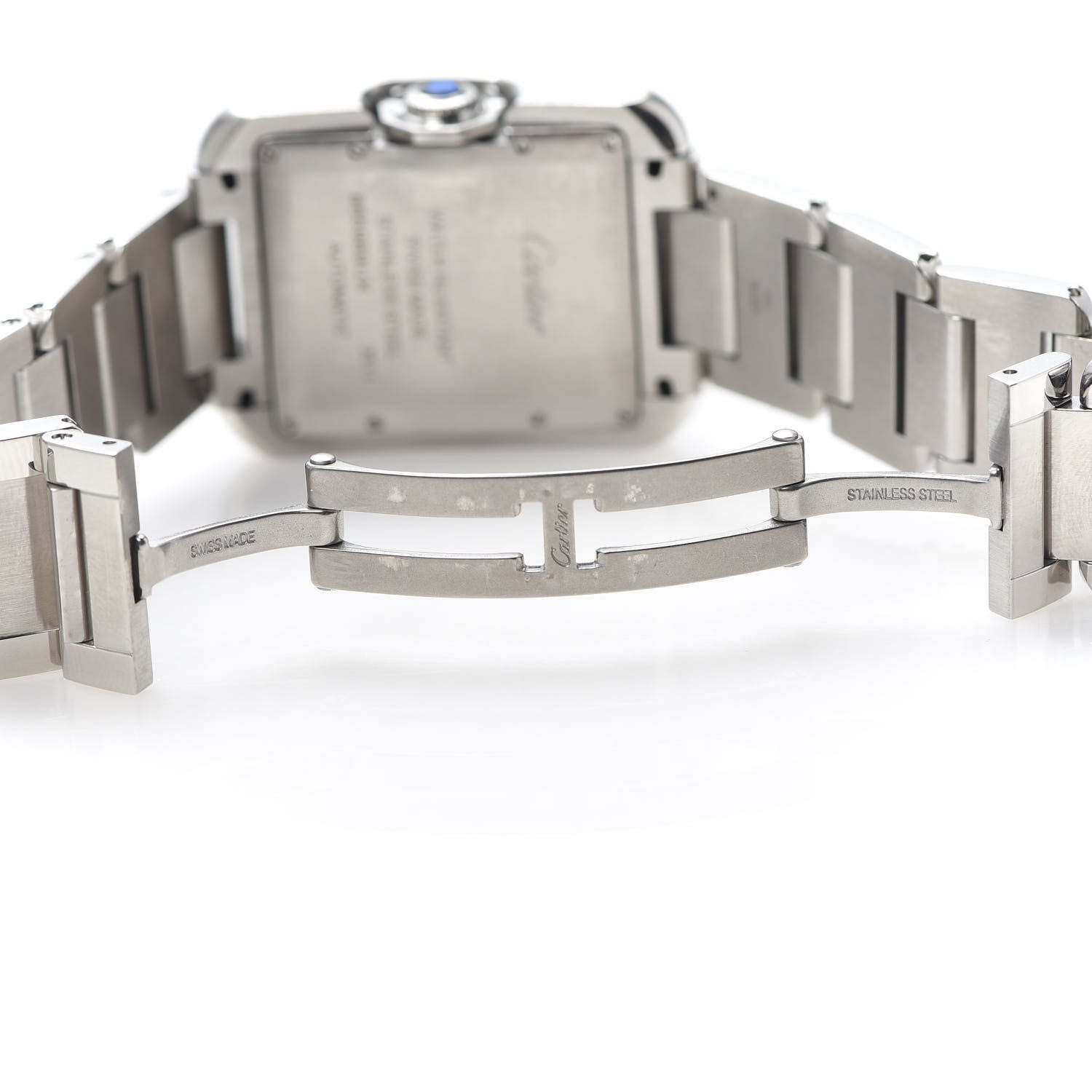 Cartier Stainless Steel 30mm Tank Anglaise Automatic Watch 6 of 7