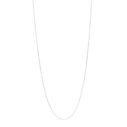Tiffany Sterling Silver 1.2mm Bead Chain Necklace 30" 1 of 4