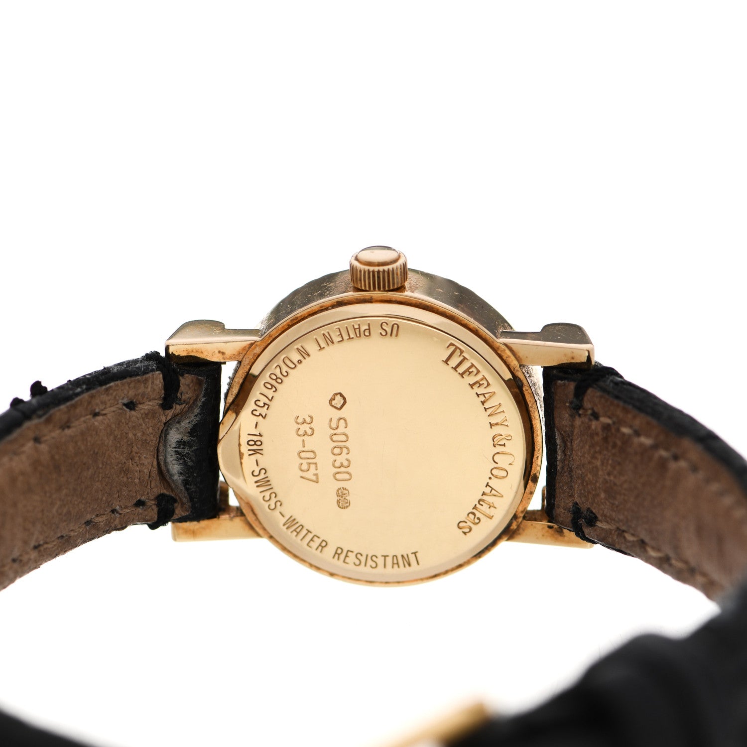 Tiffany 18K Yellow Gold Lizard 19mm Atlas Quartz Watch Gold 4 of 11
