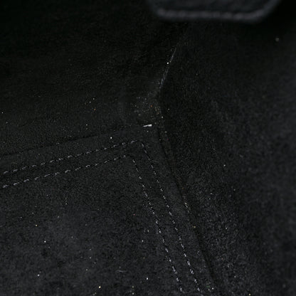 Celine Crisped Calfskin Mini Tie Knot Tote Black 10 of 16