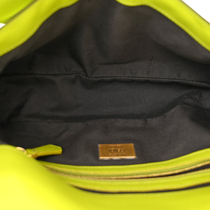 Fendi Nappa FF 1974 Embossed Baguette Wasabi 5 of 11