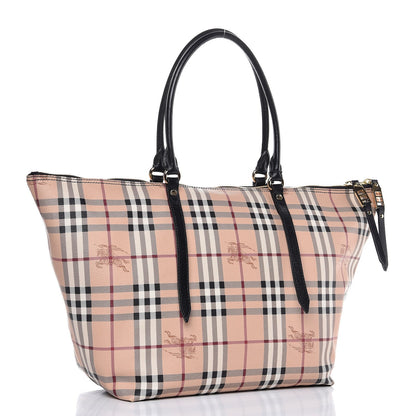Burberry Haymarket Check Medium Salisbury Tote Black 3 of 8