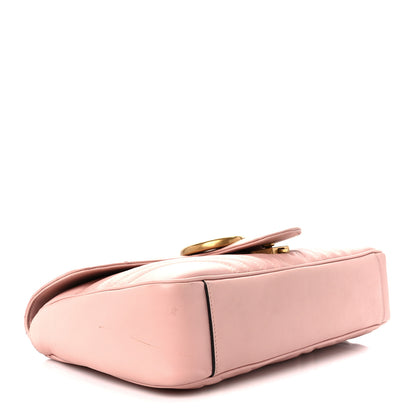 Gucci Calfskin Matelasse Medium GG Marmont Shoulder Bag Perfect Pink 4 of 11