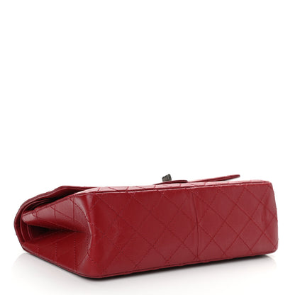 Chanel Aged Calfskin Quilted 2.55 Reissue 226 Flap Dark Red 4 of 10