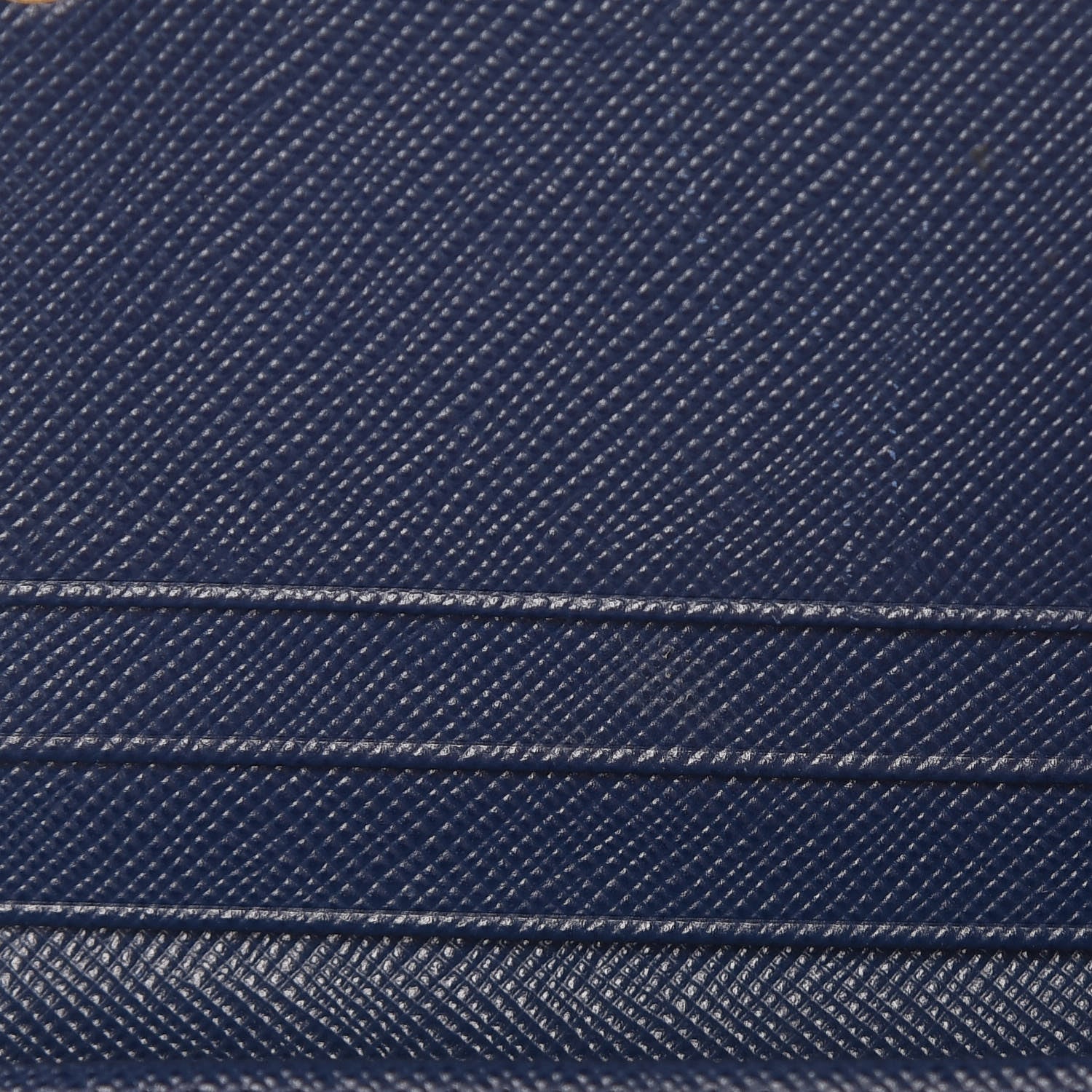 Prada Saffiano Metal Continental Flap Wallet Bleuette 12 of 13
