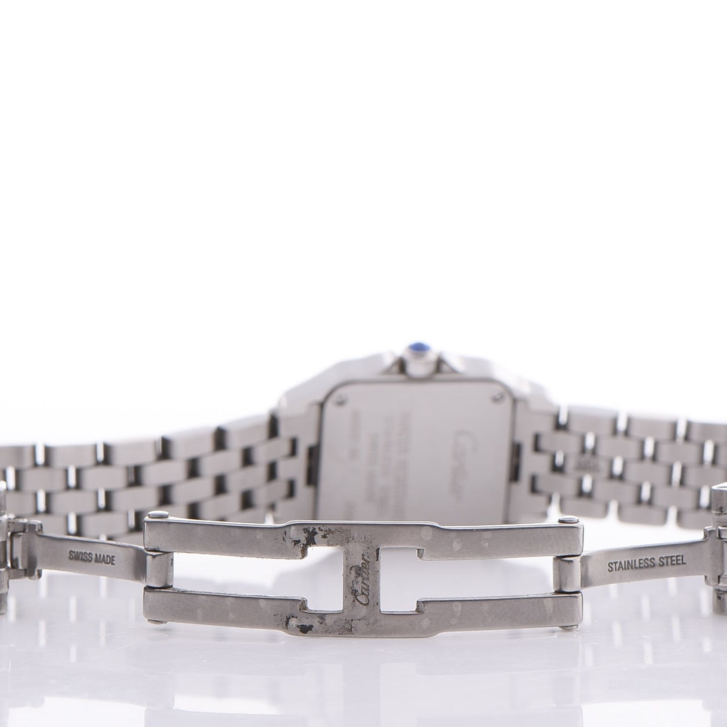 Stainless Steel 20mm Santos Demoiselle Quartz Watch