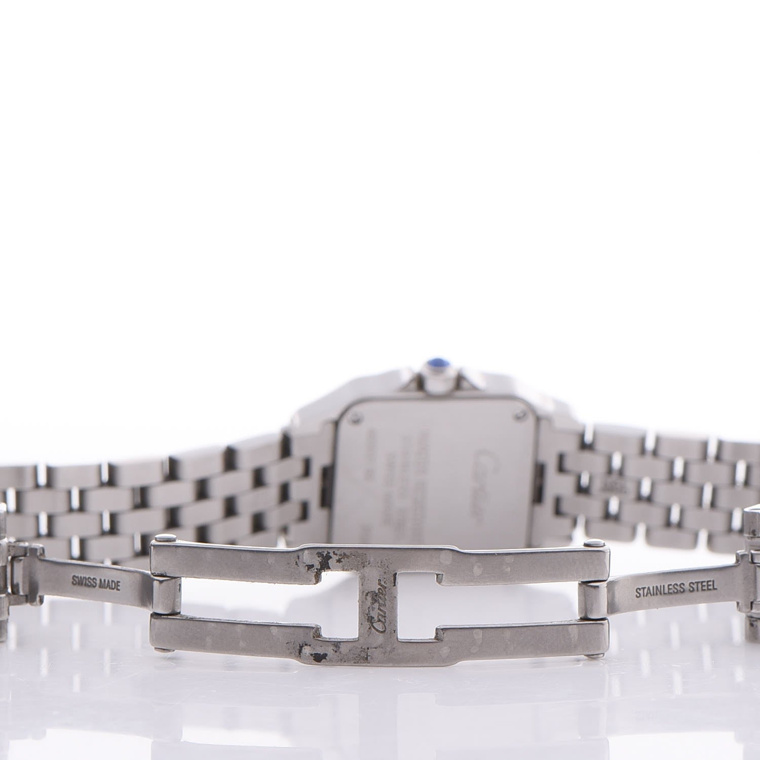 Cartier Stainless Steel 20mm Santos Demoiselle Quartz Watch 7 of 10