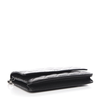 Chanel Caviar Quilted Wallet On Chain WOC Black 4 of 9
