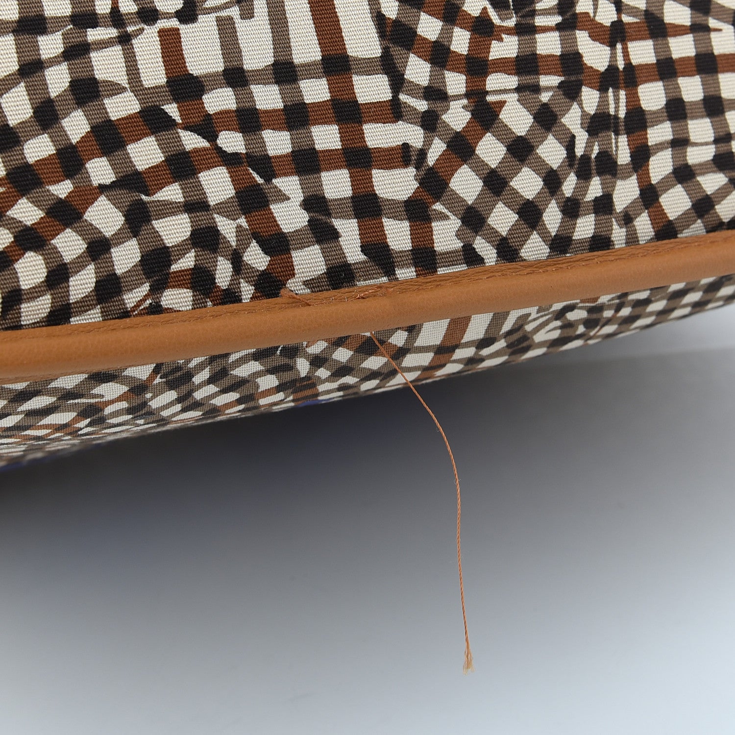 MCM Visetos Medium Liz Reversible Shopper Tote Cognac 9 of 12