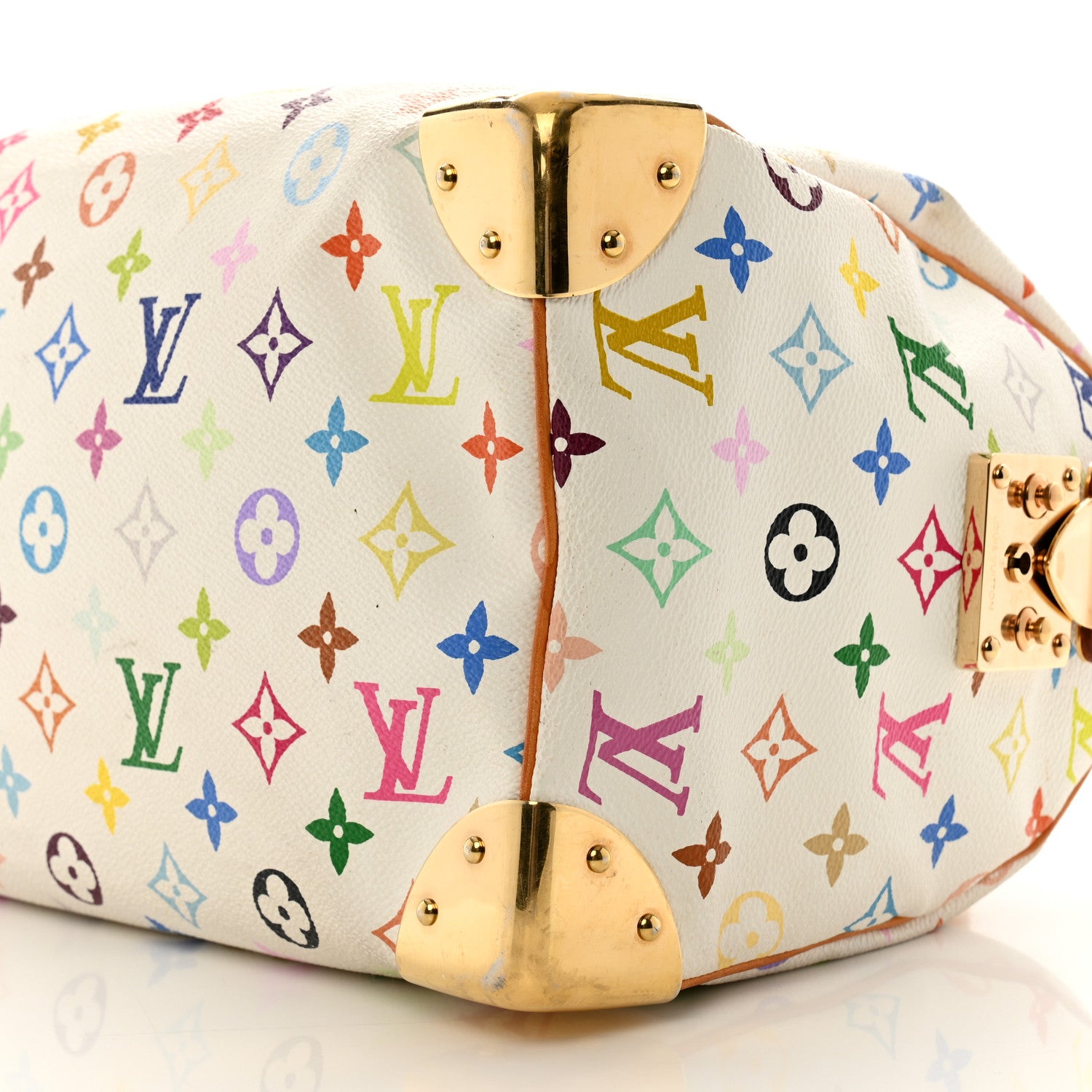 Louis Vuitton Monogram Multicolor Speedy 30 White 9 of 15