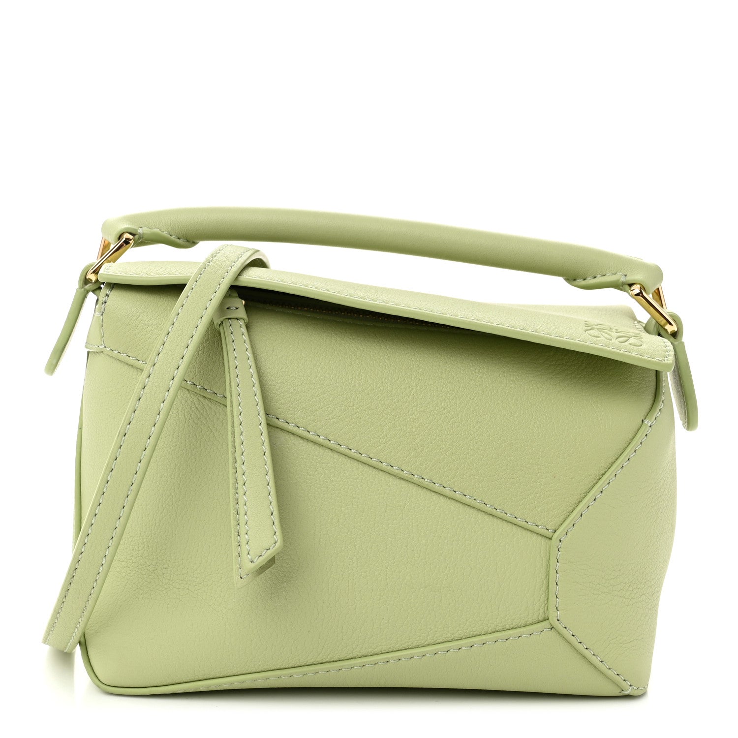 Loewe Calfskin Mini Puzzle Edge Bag Light Pear 1 of 9
