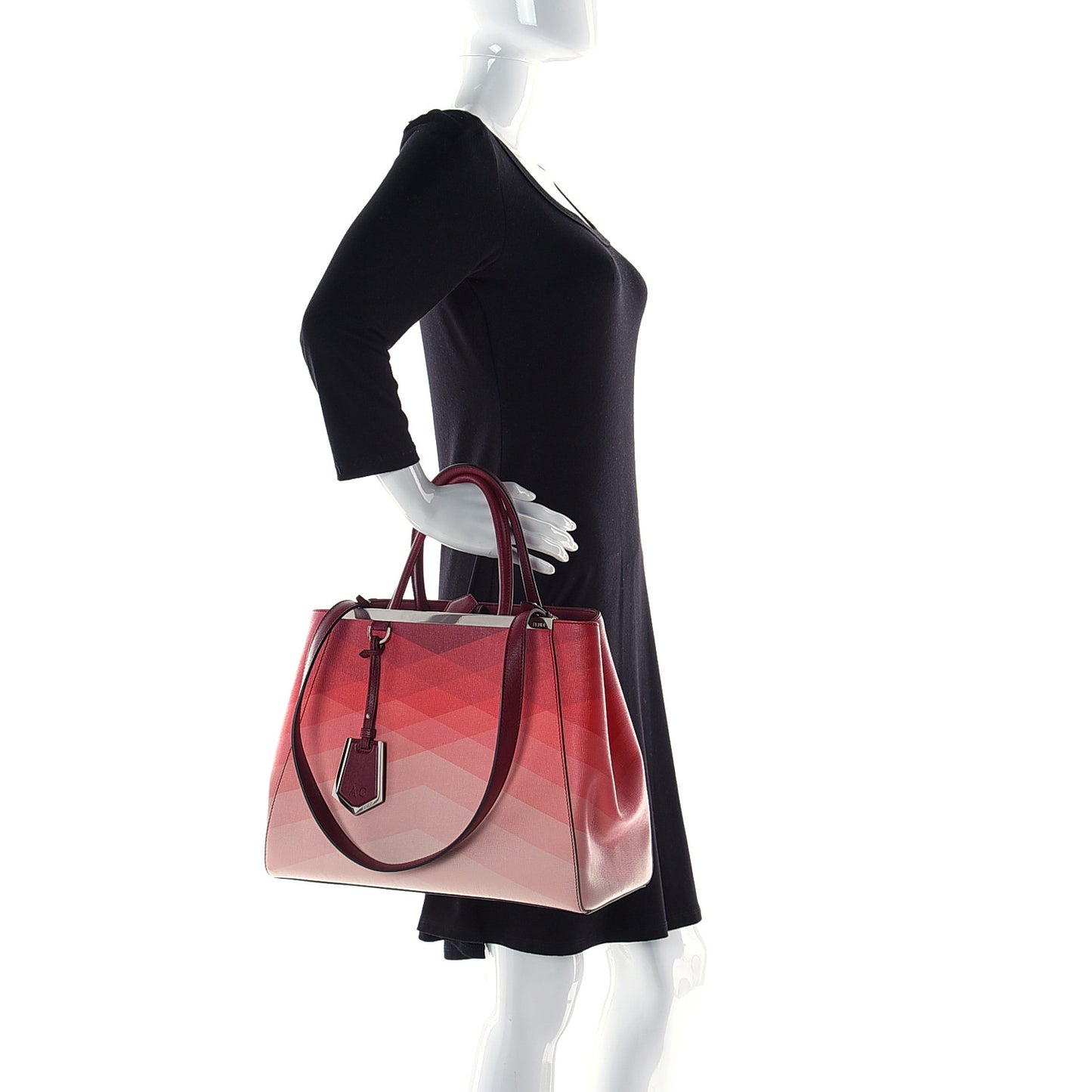 Vitello Elite Geometric Degrade Regular 2Jours Tote