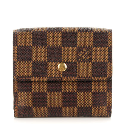 Louis Vuitton Damier Ebene Elise Wallet 1 of 6