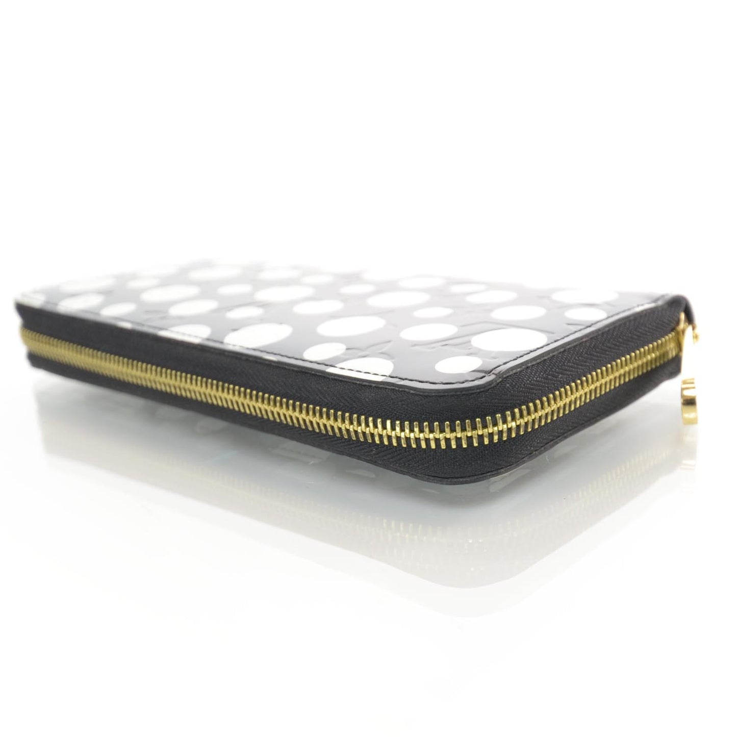 Vernis Kusama Infinity Dots Zippy Wallet Black