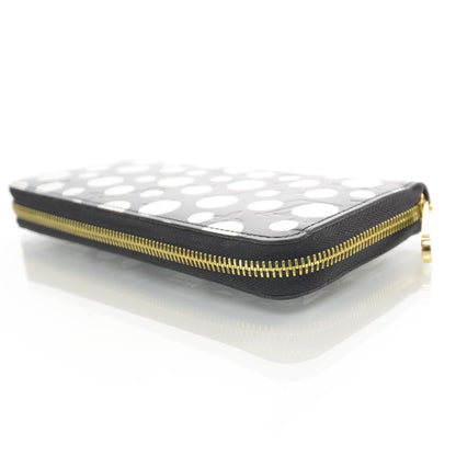 Louis Vuitton Vernis Kusama Infinity Dots Zippy Wallet Black 3 of 7