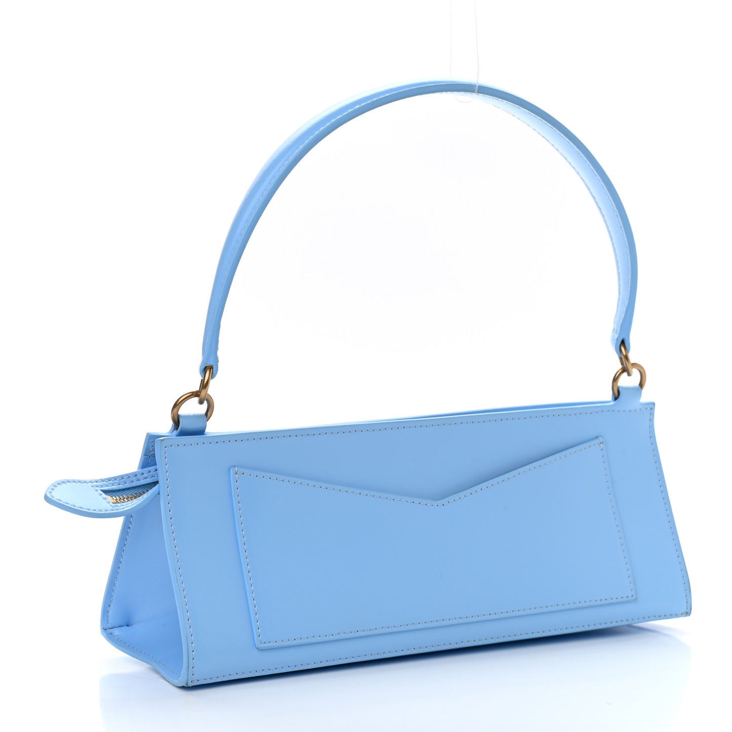 Calfskin Pencil Shoulder Bag Sky