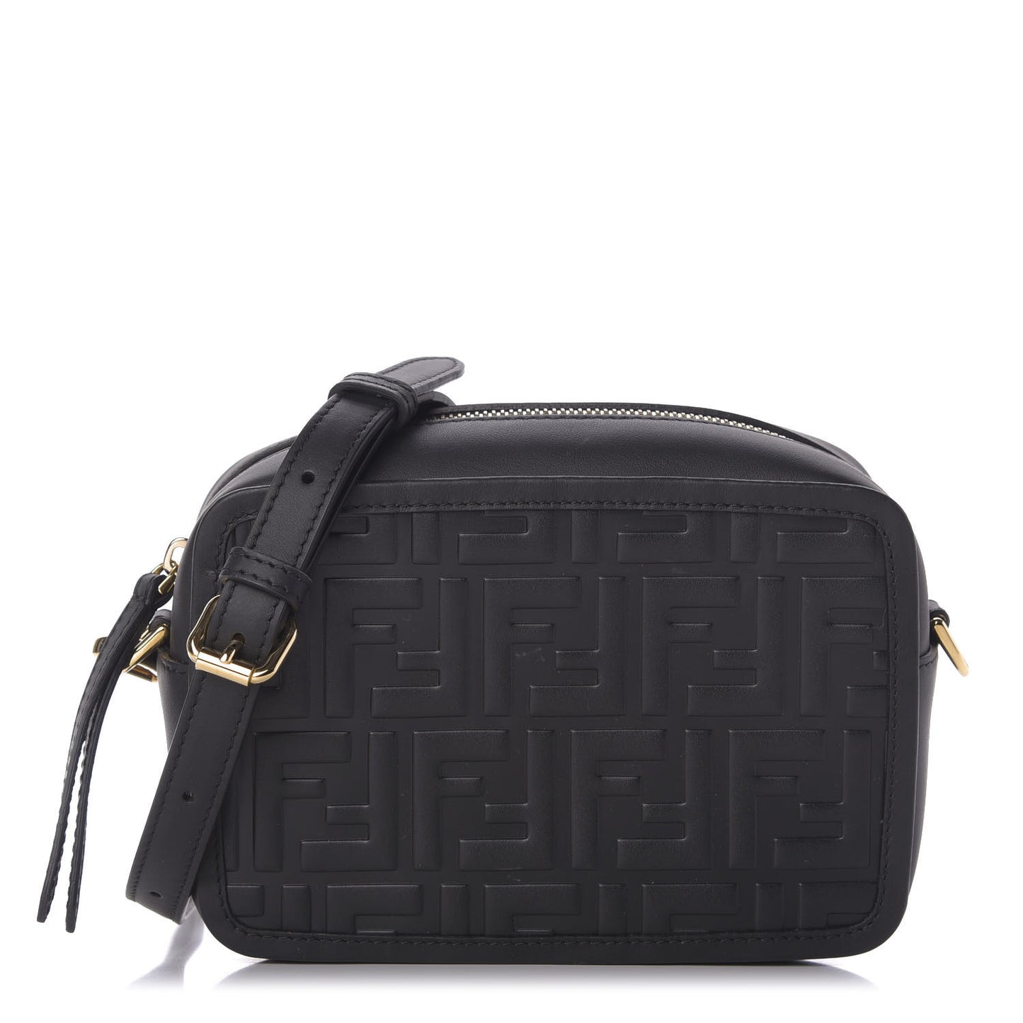 Vitello Century FF 1974 Embossed Mini Camera Case Black