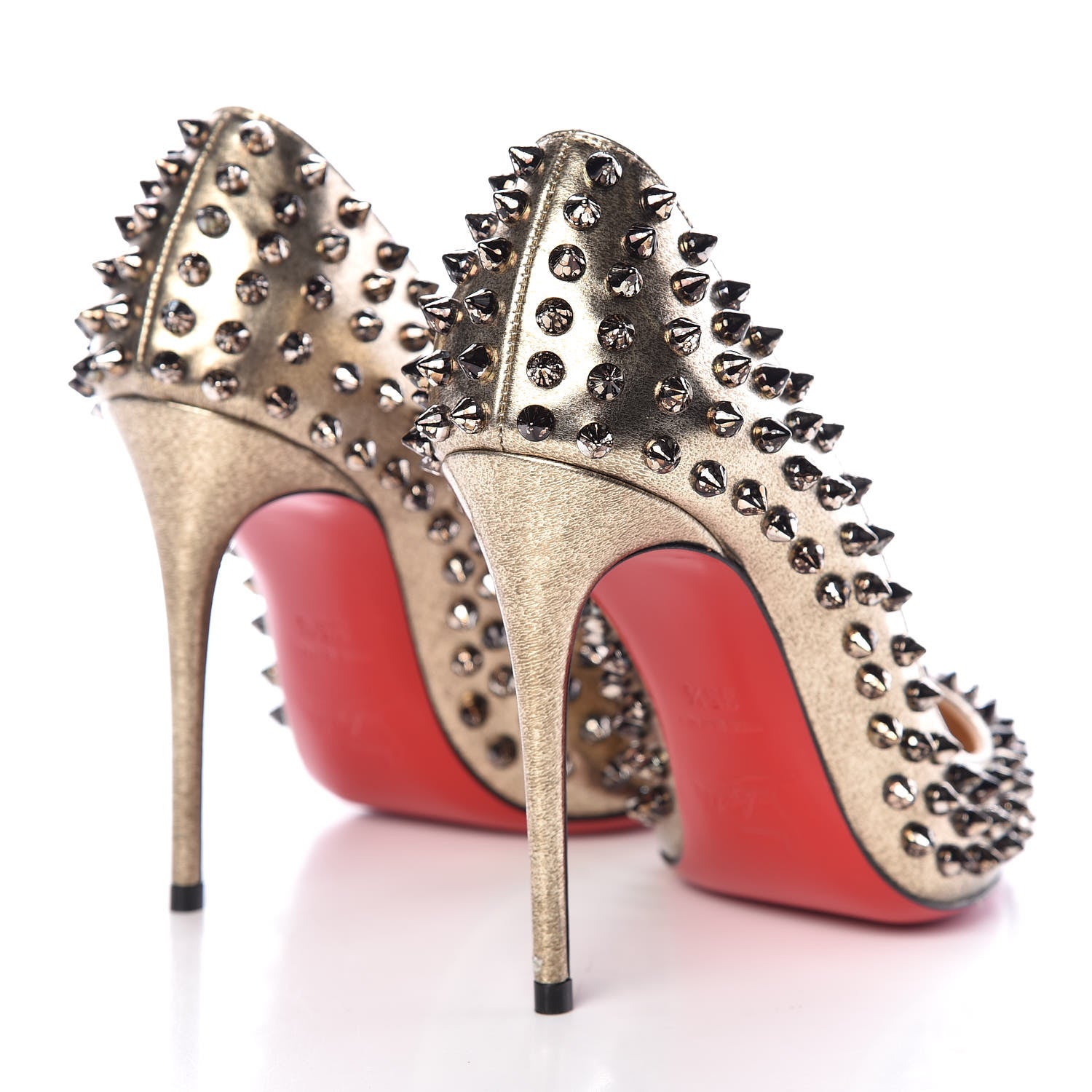 Christian Louboutin Specchio Follies Spikes 100 Pumps 35.5 4 of 7
