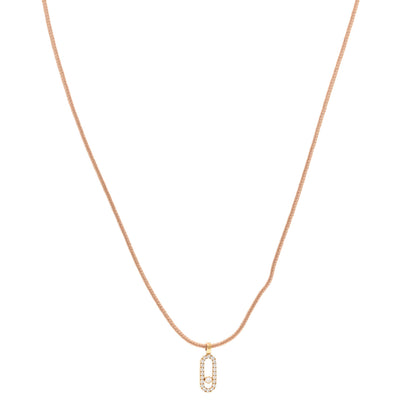 Messika 18K Yellow Gold Diamond Cord Cares Pave Necklace Beige 1 of 5