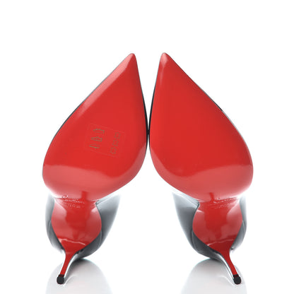 Christian Louboutin Patent Pigalle Follies 100 Pumps 36.5 Black 5 of 8
