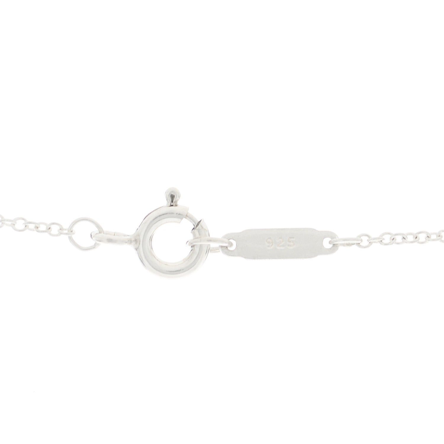 Tiffany Sterling Silver Enamel Return to Tiffany Double Mini Heart Tag Pendant Necklace Blue 4 of 5