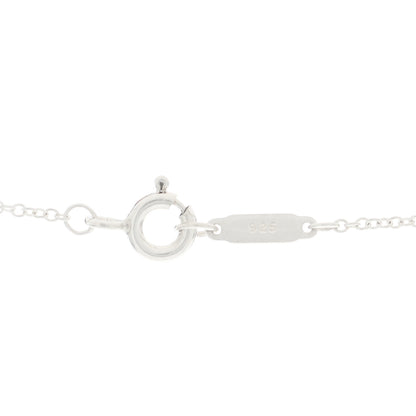 Tiffany Sterling Silver Enamel Return to Tiffany Double Mini Heart Tag Pendant Necklace Blue 4 of 5