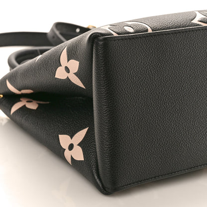 Louis Vuitton Empreinte Monogram Giant Petit Palais Black Beige 8 of 9