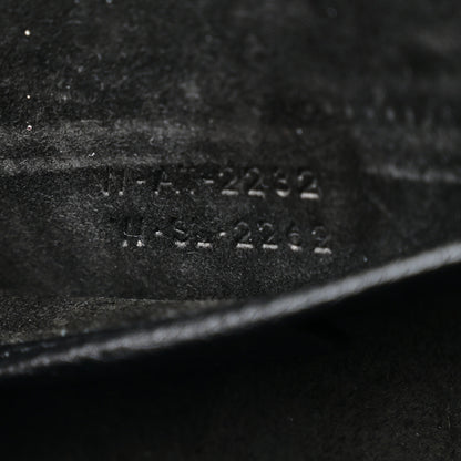Celine Drummed Calfskin Nano Luggage Black 6 of 11