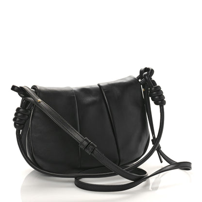 Loewe Shiny Nappa Calfskin Paseo Satchel Black 3 of 8