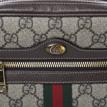 Gucci GG Supreme Monogram Web Small Ophidia Belt Bag 85 34 Dark Brown 11 of 11