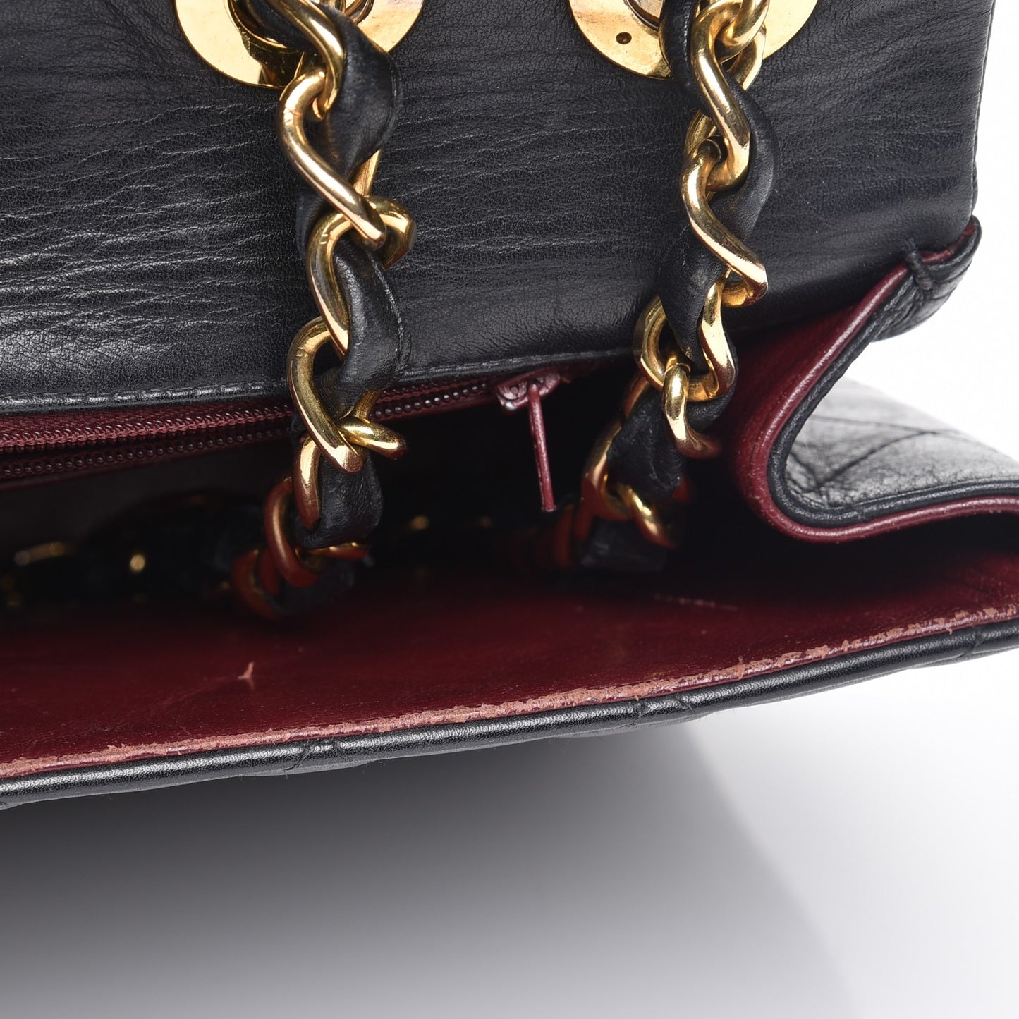 Lambskin XL Jumbo Flap Black