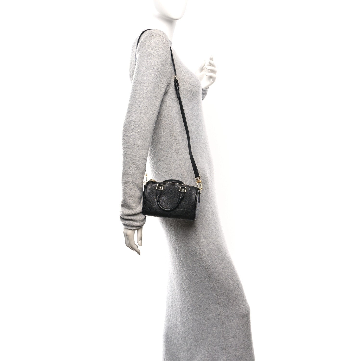 Louis Vuitton Empreinte Monogram Nano Speedy Black 3 of 10