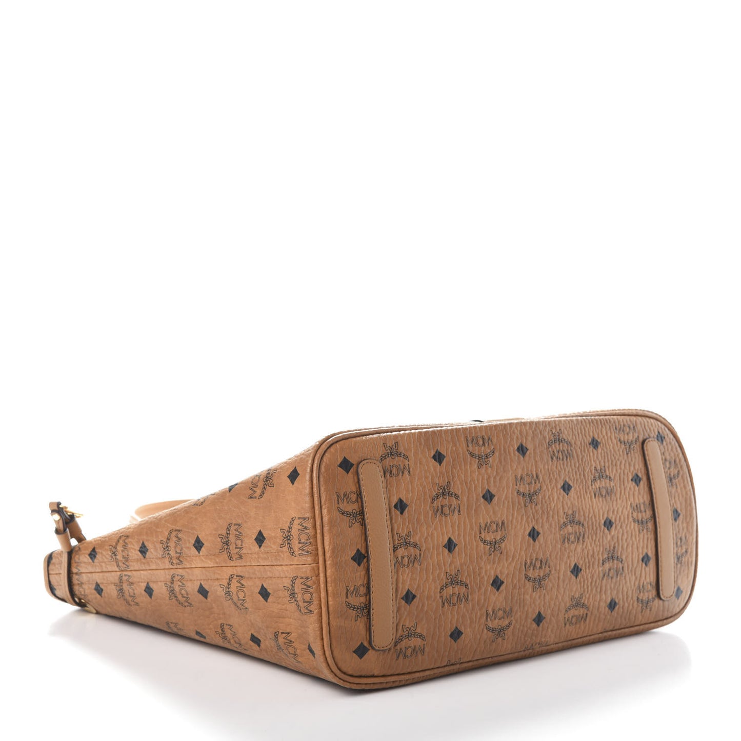 Visetos Medium Liz Reversible Shopper Tote Cognac