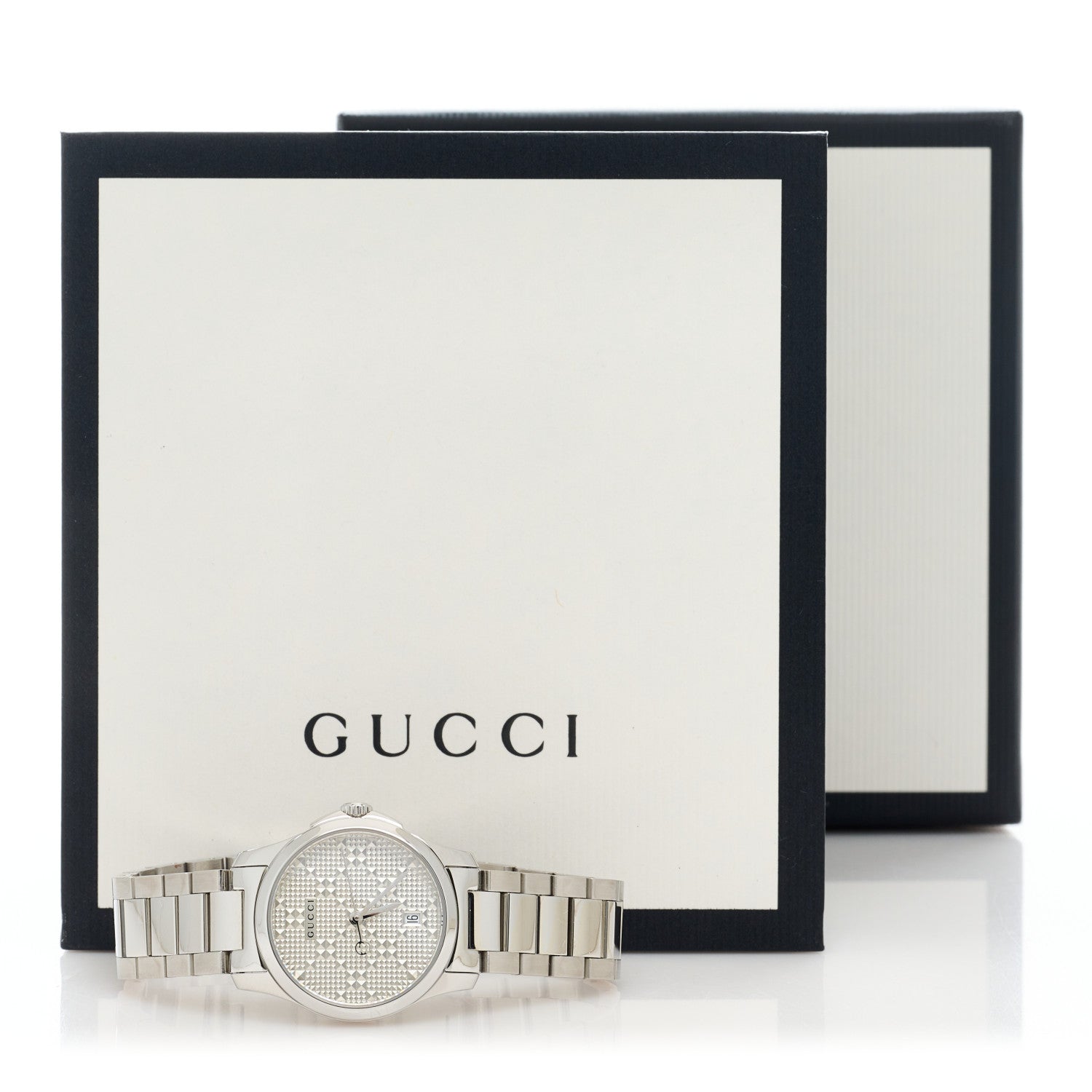 Gucci Stainless Steel 27mm G-Timeless Diamante Quartz Watch 5 of 5