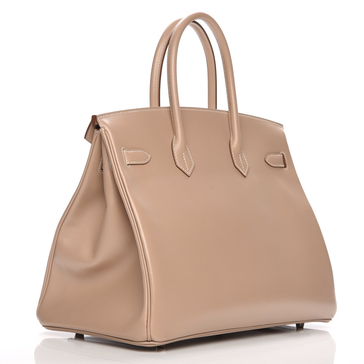 Tadelakt Guilloche Birkin 35 Argile