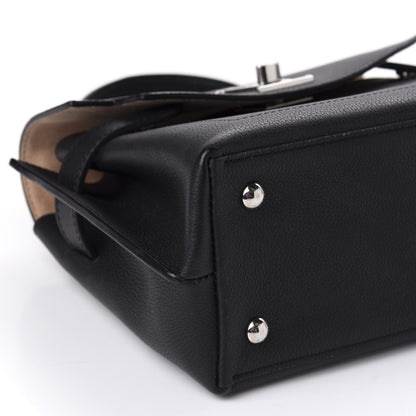 Louis Vuitton Calfskin Lockme Ever BB Black 7 of 12
