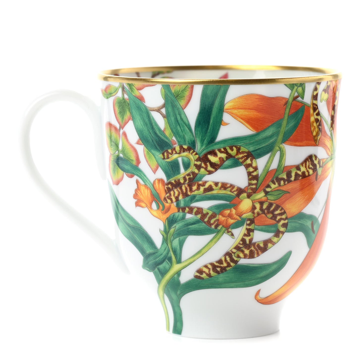 Limoges Porcelain Passifolia Mug