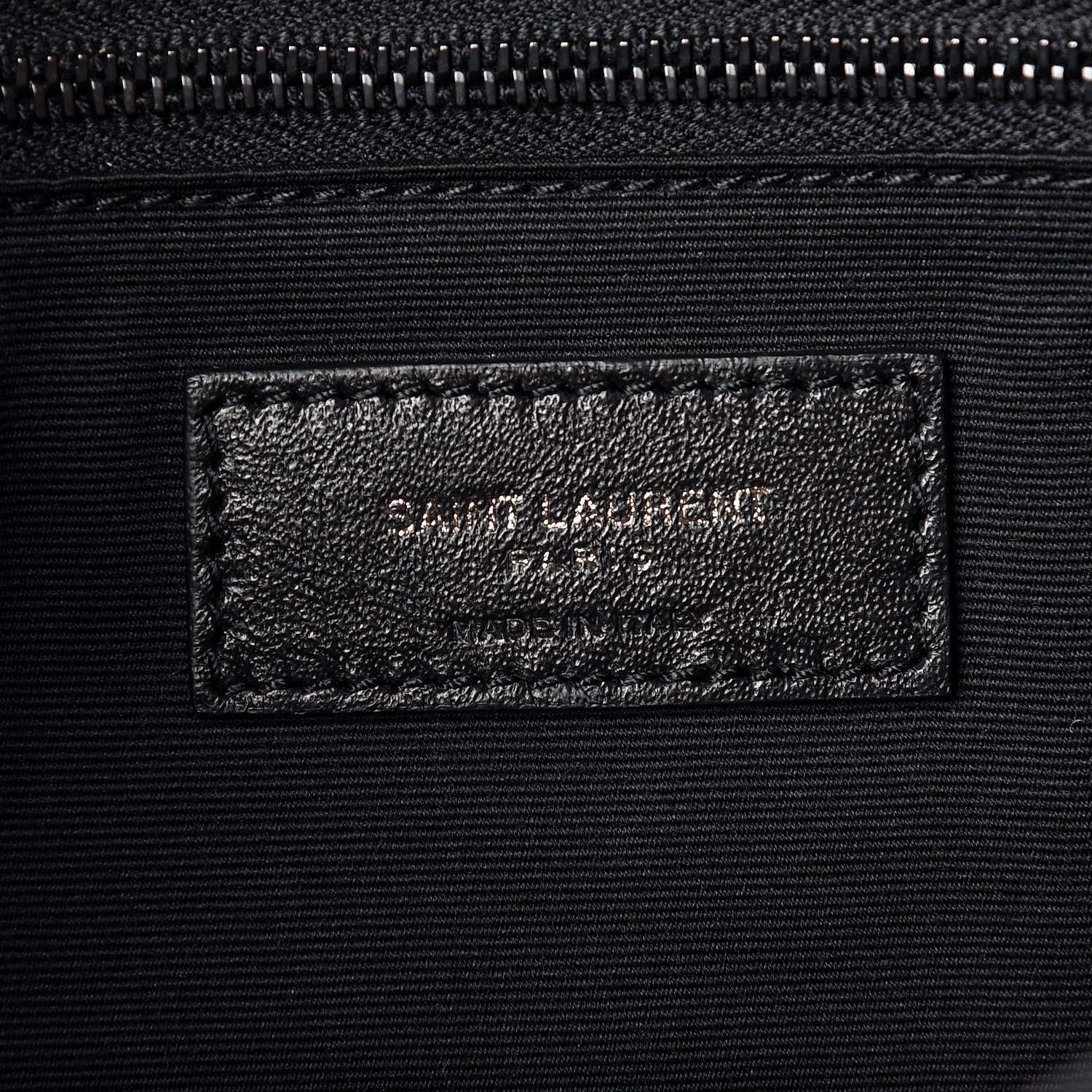 Saint Laurent Crinkled Calfskin Matelasse Monogram Medium Niki Chain Satchel Black 7 of 10