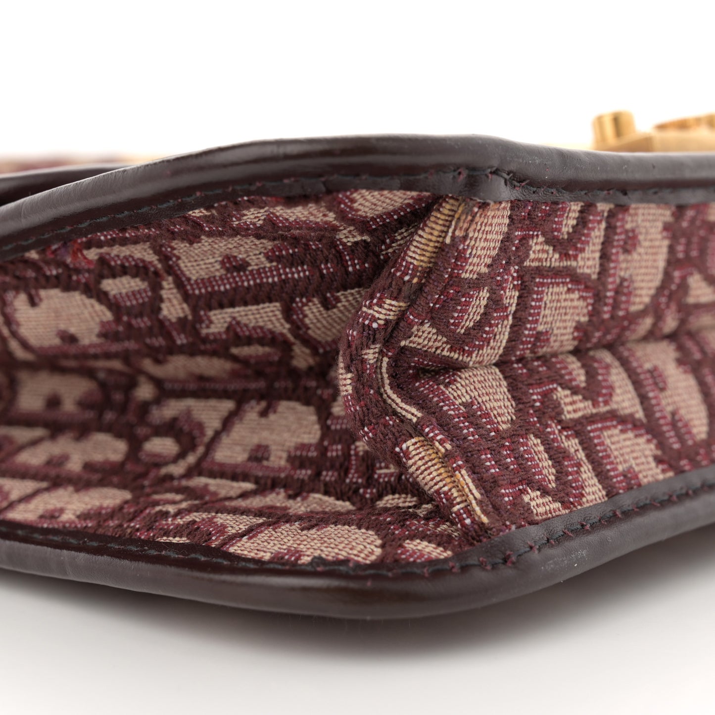 Oblique Dioraddict Flap Bag Burgundy