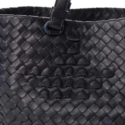 Bottega Veneta Nappa Intrecciato Ruffle Tote Ink 9 of 14