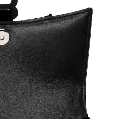 Balenciaga Velvet Jersey Hourglass Top Handle Bag XS Black 13 of 17