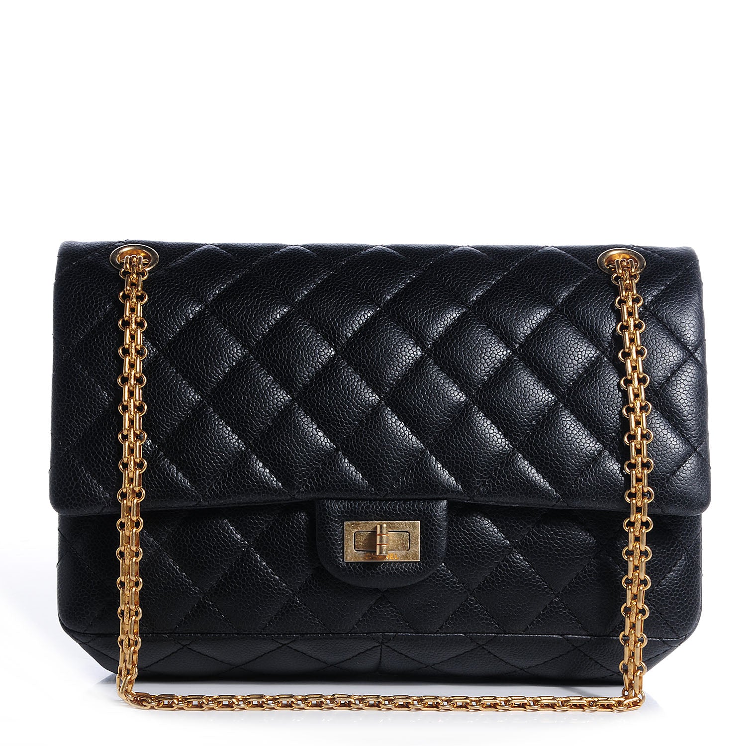 Chanel Caviar 2.55 Reissue 226 Flap Black 1 of 9